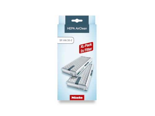 Miele XL pack HEPA AirClean 50 filter Twin Pack