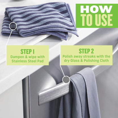 E-Cloth Stainless Steel Pack