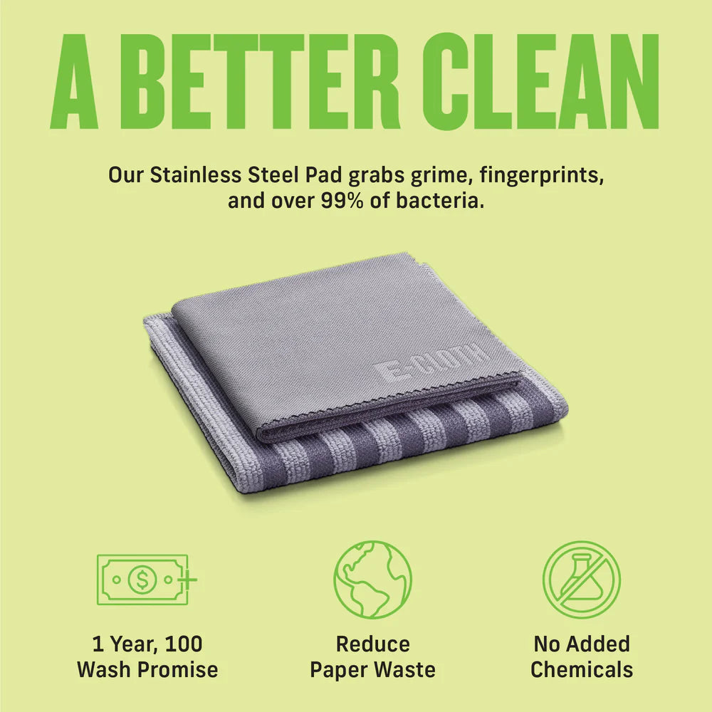E-Cloth Stainless Steel Pack