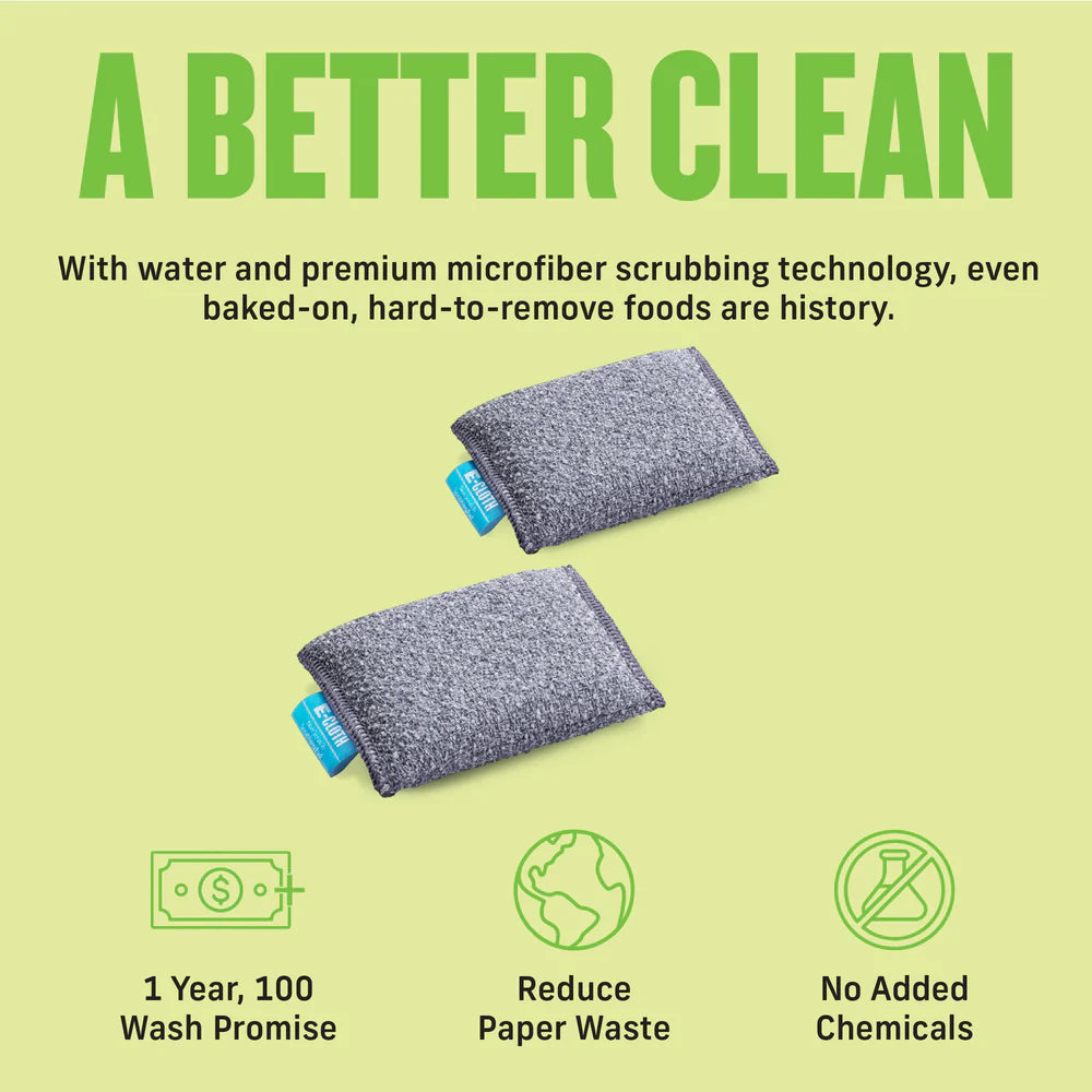 E-Cloth Non-Scratch Scrubbing Pads 2PC