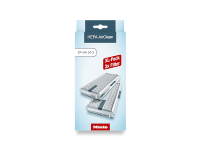 Miele XL pack HEPA AirClean 50 filter Twin Pack