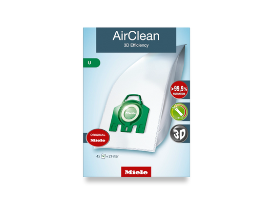 Miele 4 vacuum bags for Dynamic U1, S7.