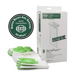 SEBO Filter Bag Box for Automatic X4 and X7 (8 bags)