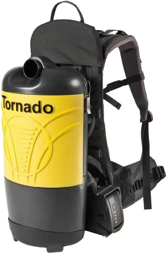 Tornado 6qt Roam Battery Backpack Vacuum – Cordless Commercial Vacuum