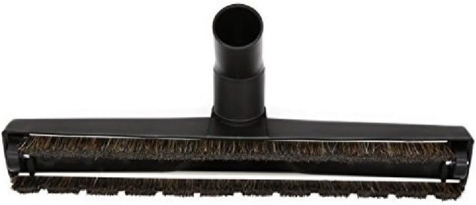 Fit All  Floor Tool, 1-1/4" with Wheels Horse Hair 12" Black