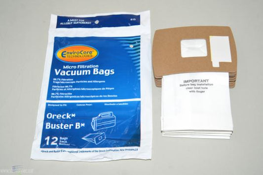 ORECK Micro Canister Bags BUSTER B 12PK