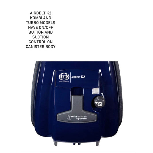 SEBO AIRBELT K2 Turbo