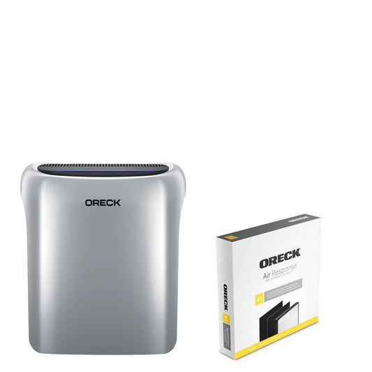ORECK Small Air Response HEPA Media Air Purifier and Replacement Air Filter Bundle