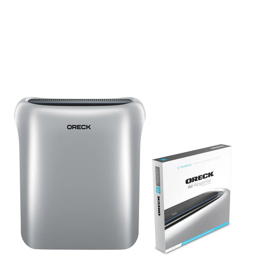 ORECK Medium Air Response HEPA Media Air Purifier and Replacement Air Filter Kit Bundle