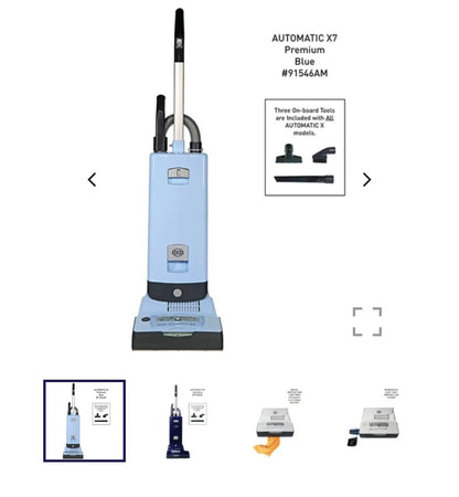 SEBO® AUTOMATIC X7™ Premium and X8™